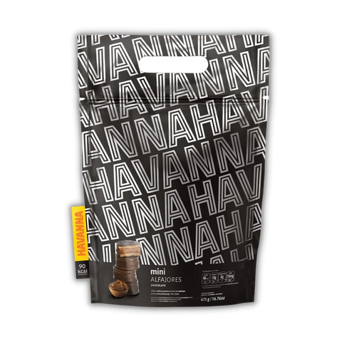 Mini Alfajores Chocolate Havanna, 475 g /  16,75 oz (Bolsa)