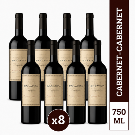 Combo de 8 Vinos Tinto DV Catena Cabernet-Cabernet - From Mendoza 750 ml / 25.3 oz