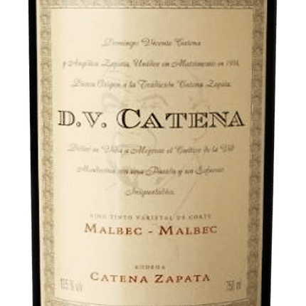 Vino DV Catena Malbec Malbec 750ml tinto alta gama Catena Zapata – Envío internacional