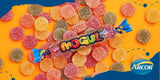 Mogul Arcor Fruit Gummies in a Roll, 35 g / 1.23 oz (Pack of 4 units)