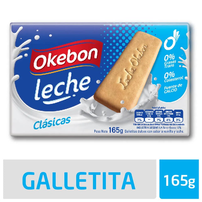 Galletitas Dulces Okebon sabor Leche 165 g – Envío internacional