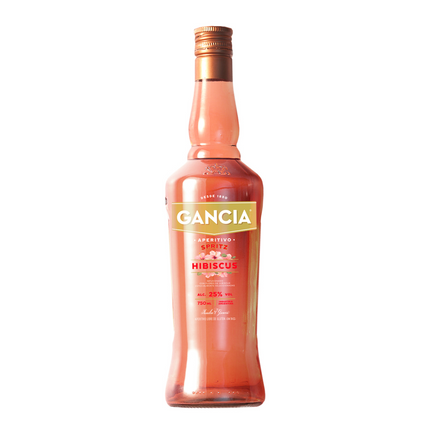 Gancia Spritz Hibiscus 750 ml 25.3 oz aperitivo italiano floral refrescante y libre de gluten ideal para cocktails