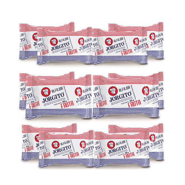 Jorgito Alfajor de Membrillo con Azúcar – Caja 24 x 50 g / 1.7 oz