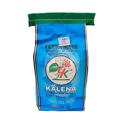 Yerba mate Smooth Organic without stick No TACC Kalena, 500 g / 17.63 oz (Blue Pack)