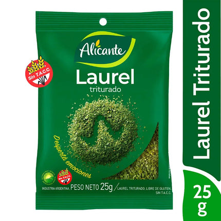 Laurel Alicante Sin TACC 25 g – Envío internacional