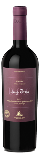 Vino Tinto Luigi Bosca De Sangre D.O.C Malbec, 750 ml