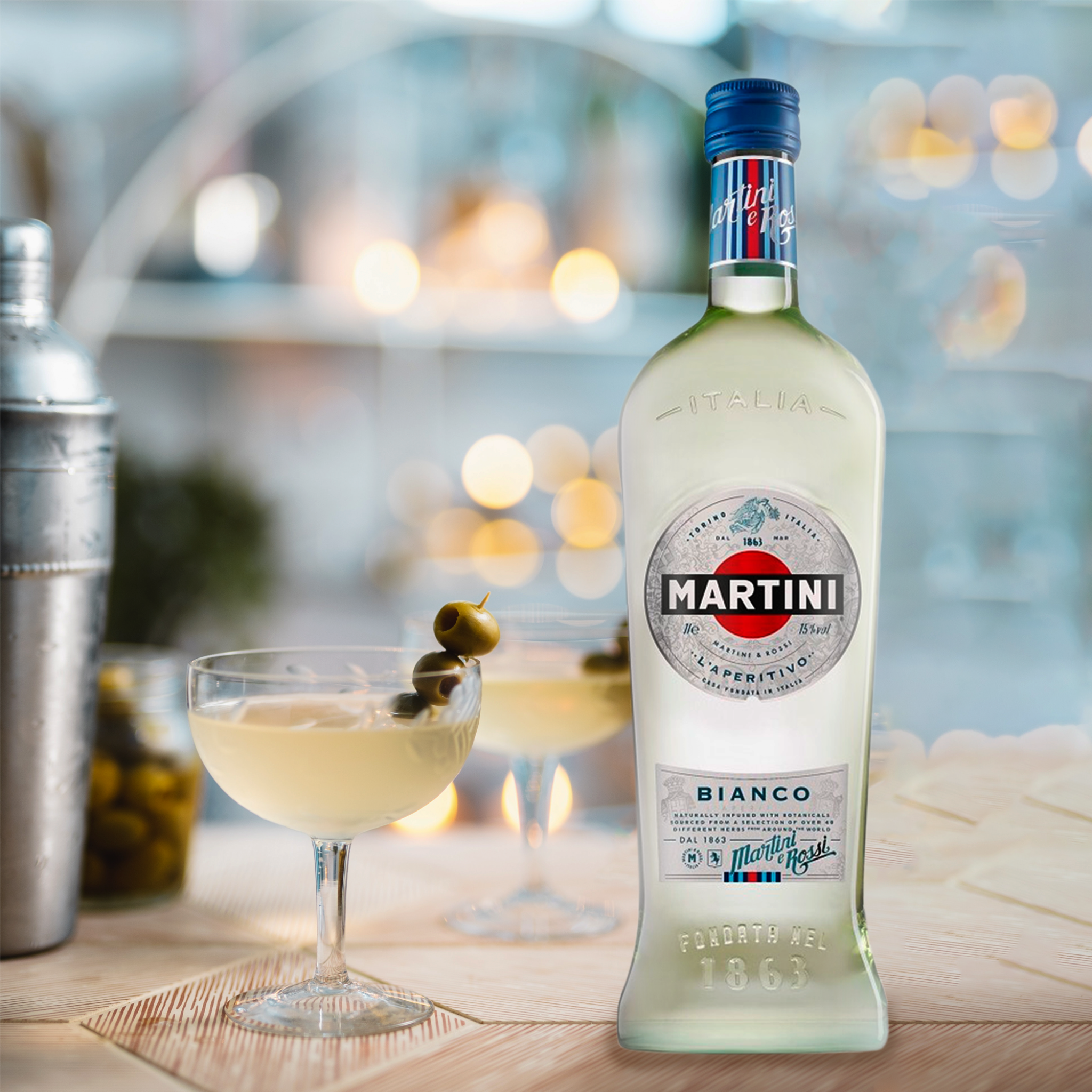 Martini Bianco Vermouth 1000 ml / 33.8 oz – Aperitivo Italiano