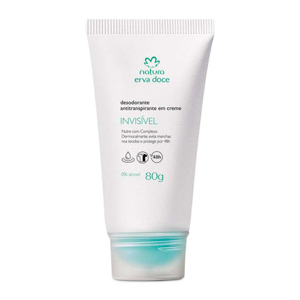 Natura Erva Doce Desodorante Antitraspirante Invisible Crema 80 gr / 2,82 oz