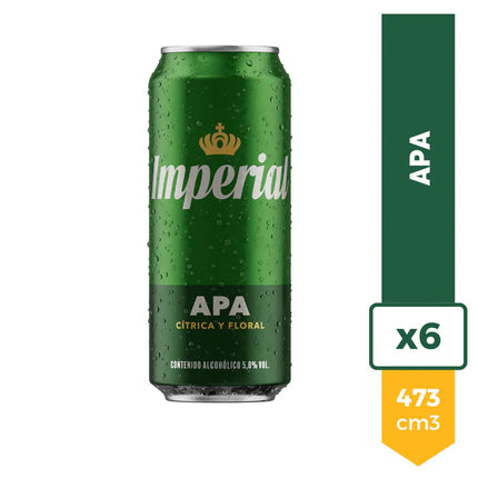 Imperial APA 473 ml – Pack x6 Latas – Envío internacional