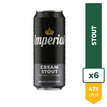 Imperial Cream Stout 473 ml – Pack x6 Latas