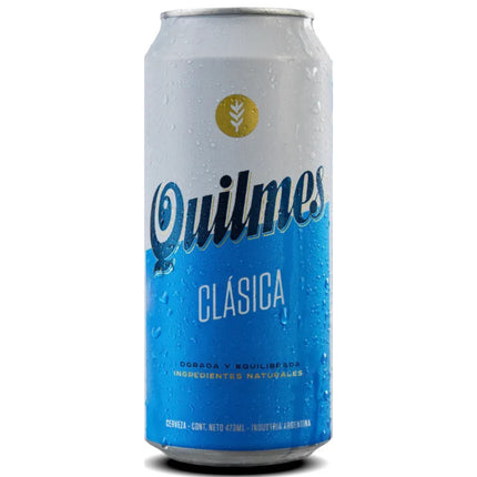 Cerveza Quilmes Clasica Rubia, 473 ml / 99,88 oz (Paquete de 24)