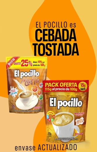 El Pocillo Malt Coffee, 125 g / 4.40 oz (Flour Pack)