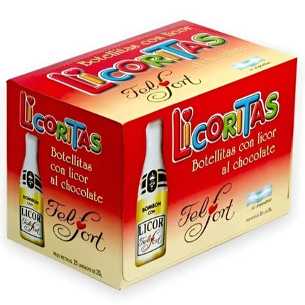 Licoritas FelFort, caja 25 unidades, 20g cada una.