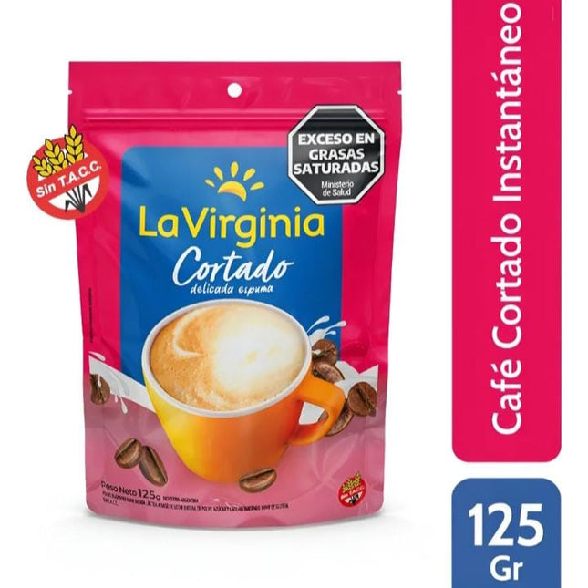 Café instantaneo LA VIRGINIA, CORTADO / pouch 125g