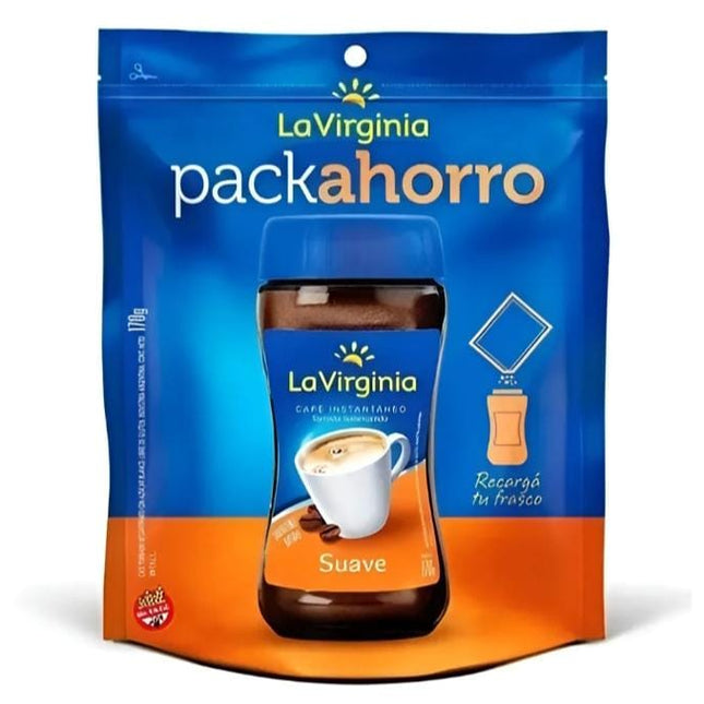 Café instantaneo LA VIRGINIA, Suave  / pouch 170g.