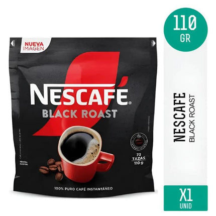 Café instantaneo BLACK ROAST NESCAFÉ DOLCA, Pouch 110g