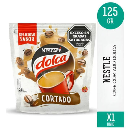 Café instantaneo CORTADO NESCAFÉ DOLCA, Pouch 100g