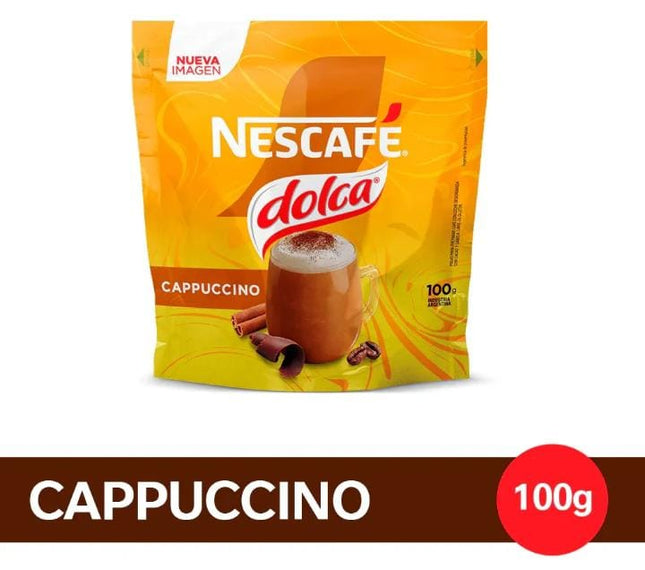 Café instantaneo CAPUCCINO NESCAFÉ DOLCA, Pouch 100g