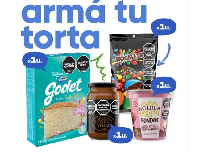 Combo Armá tu torta Arcor , 4 productos