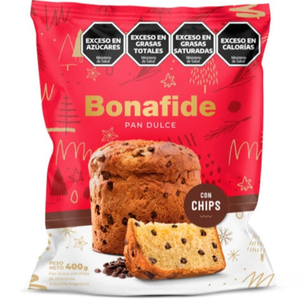 Pan dulce con chips de chocolate Bonafide 400g