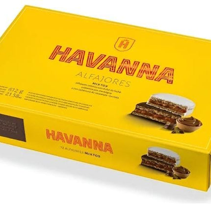 Alfajor Havanna Mixto Blanco y Negro, 612 g/ 21.58 oz (Caja 12 unidades)