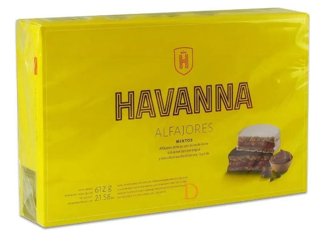 Alfajor Havanna Mixto Blanco y Negro, 612 g/ 21.58 oz (Caja 12 unidades)