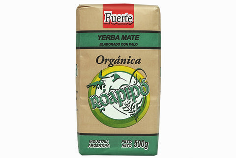 Organic Yerba Mate Roapipo Fuerte, 500 g / 17.63 oz
