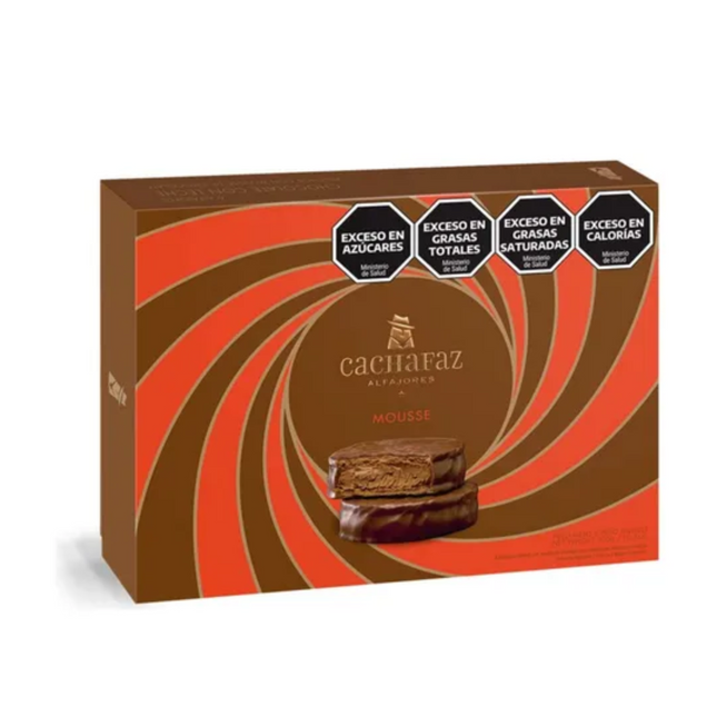 Chocolate Alfajor with Cachafaz Mousse, 60 g / 2.11 oz (Box of 12)