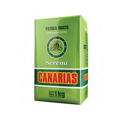 Yerba Mate Serena 1 kg / 35.2 oz – yerba uruguaya compuesta con hierbas naturales