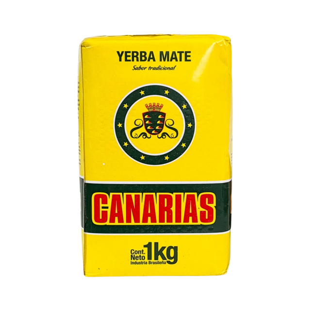 Canarias Yerba Mate Tradicional Clásica 1 kg / 35.2 oz – yerba uruguaya molienda fina sabor intenso