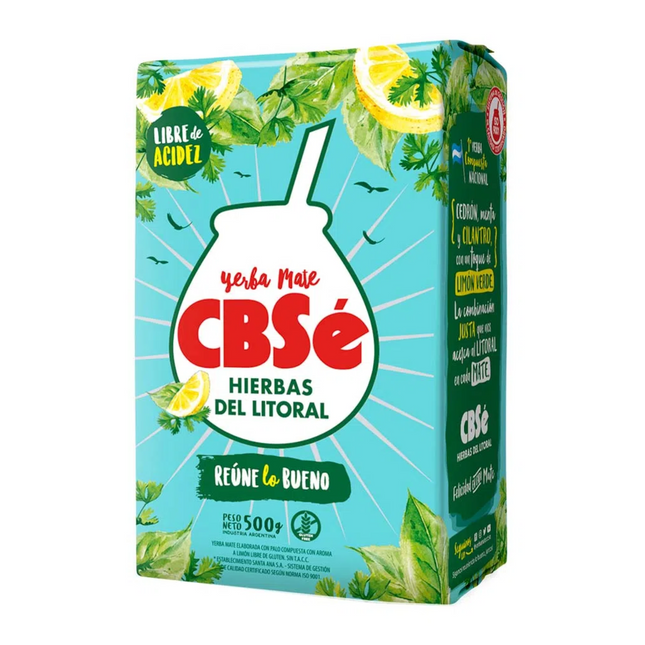 Yerba Mate CBSe Hierbas del Litoral 500 g – Yerba saborizada herbal argentina