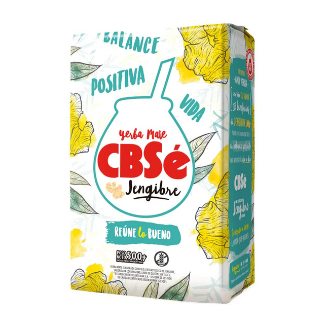 Yerba Mate CBSe Jengibre 500 g – Saborizada argentina