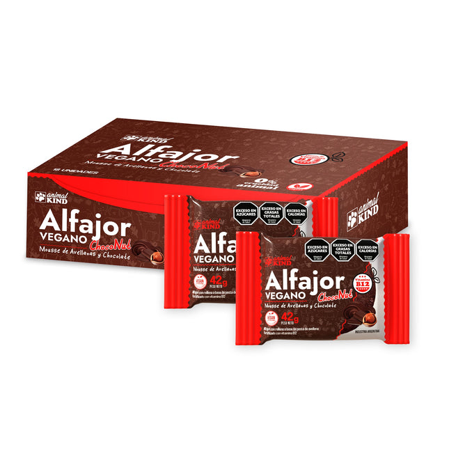 Alfajor Vegano ChocoNut tipo Galletita – Caja x18 | Click & Foods