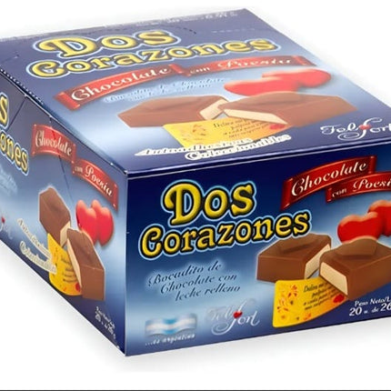 Two Hearts Chocolate Felfort, 26 g / 0.91 oz