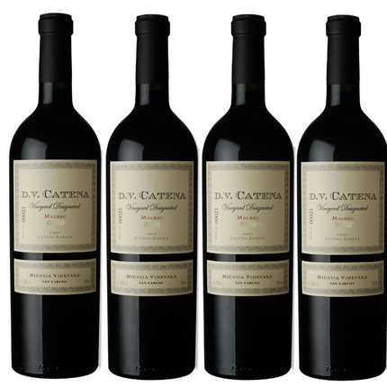 Combo x4 DV Catena Malbec Nicasia 750 ml – Vino tinto premium con envío internacional