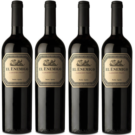 Combo x4 El Enemigo Cabernet Franc 750ml vino tinto premium Aleanna – Envío internacional