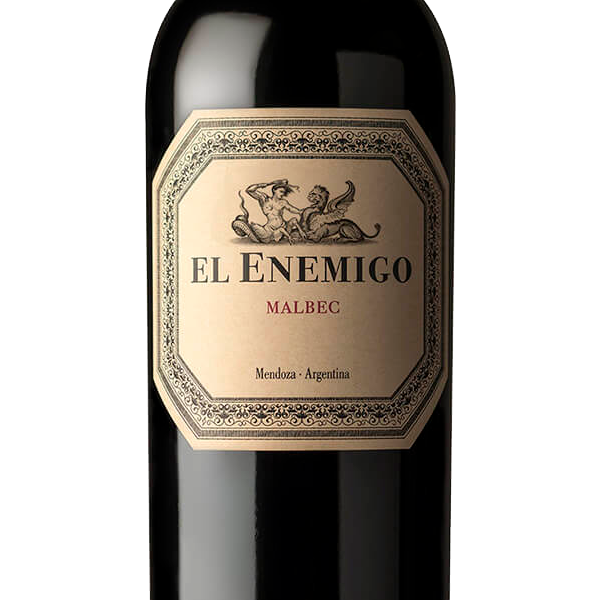 Vino El Enemigo Malbec 750ml tinto serio elegante Aleanna Mendoza – Envío internacional