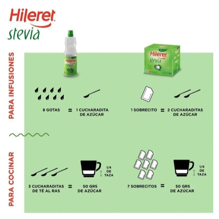 Hileret Light Sweetener, 250 g (100 Envelopes)