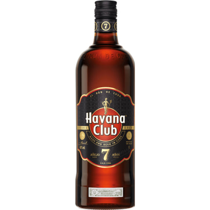 Havana Club Ron 7 Años 750 ml / 25.3 oz – Ron cubano premium de guarda