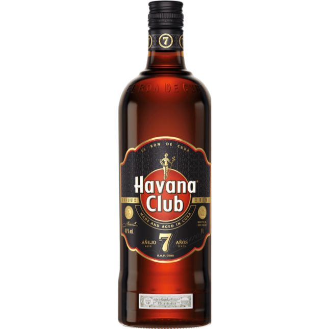 Havana Club Ron 7 Años 750 ml / 25.3 oz – Ron cubano premium de guarda
