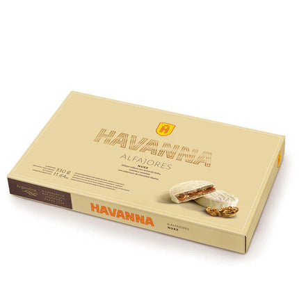 Alfajor Havanna Nuez, White Chocolate with Nuts & Dulce de Leche 330 g / 11.64 oz (Caja 6 unidades)