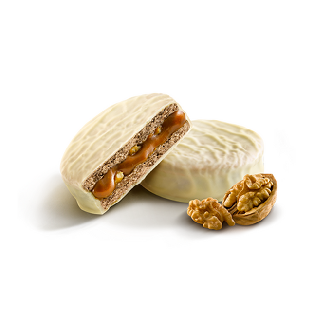 Alfajor Havanna Nuez, White Chocolate with Nuts & Dulce de Leche 330 g / 11.64 oz (Caja 6 unidades)