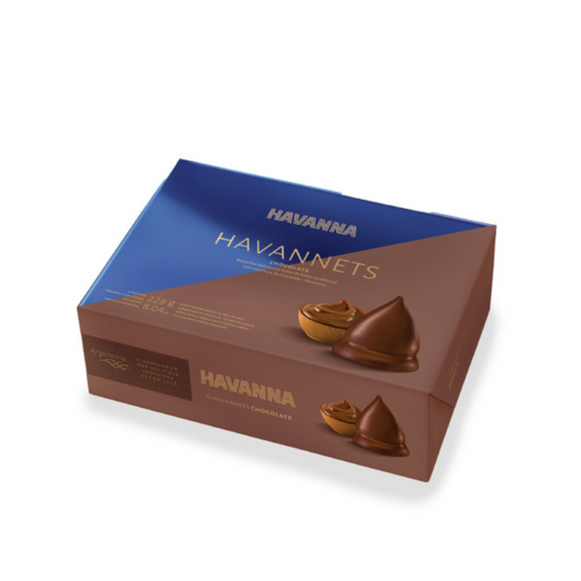 Havannet Milk Chocolate with Dulce de Leche – Box of 6 – bombones argentinos de chocolate con leche rellenos de dulce de leche
