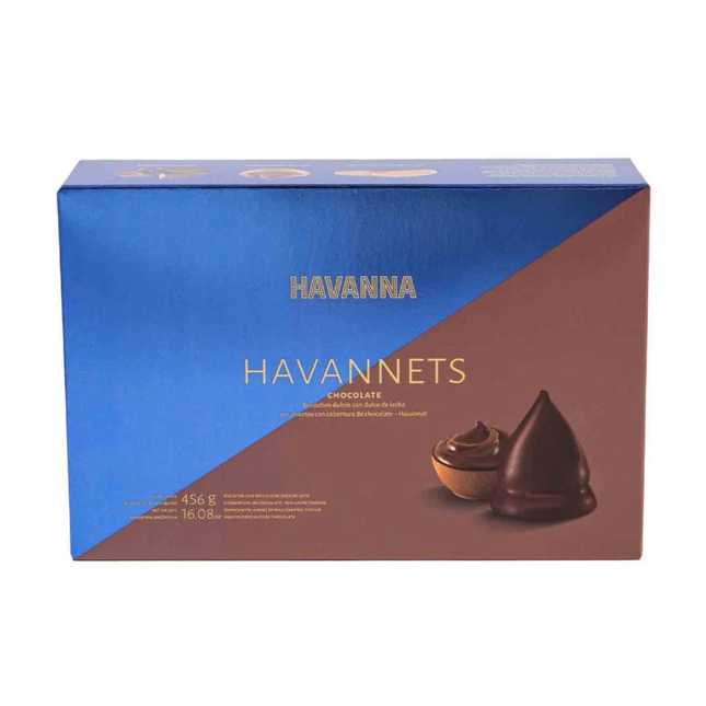 Havannet Milk Chocolate with Dulce de Leche – Box of 12 – bombones argentinos de chocolate con leche rellenos de dulce de leche