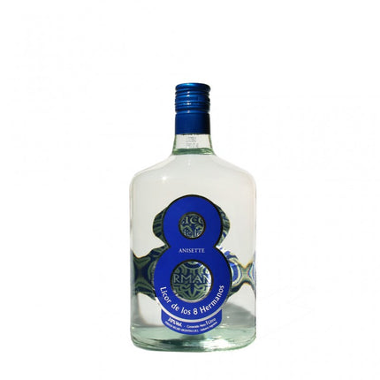 Licor de Los 8 Hermanos Anisette, 1 L (Azul)