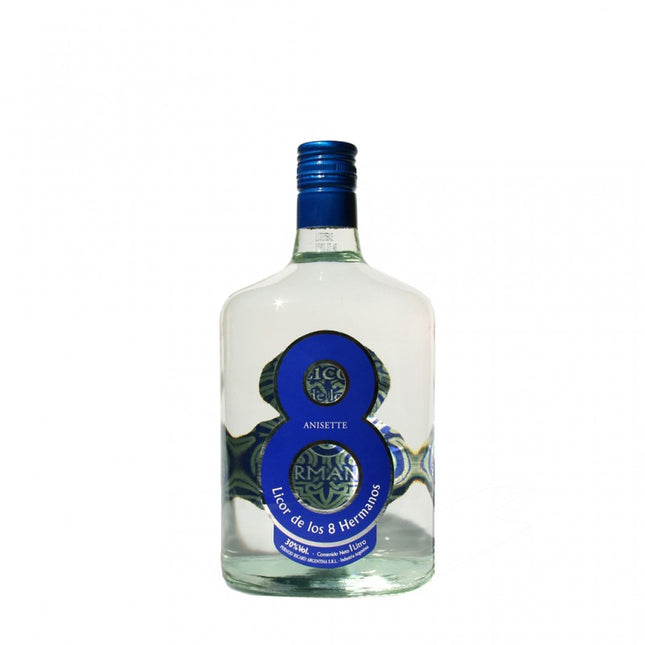 Licor de Los 8 Hermanos Anisette, 1 L (Azul)