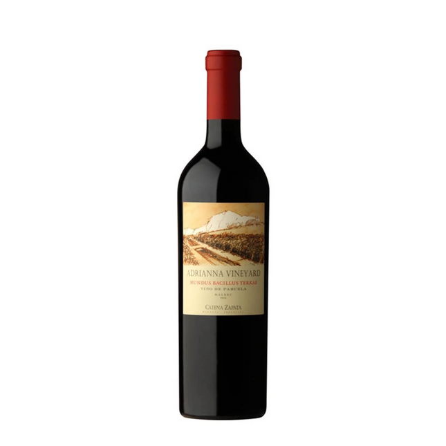 Mundus Bacillus Vino Malbec 750 ml botella – vino argentino premium de Mendoza con notas de frutas rojas y vainilla