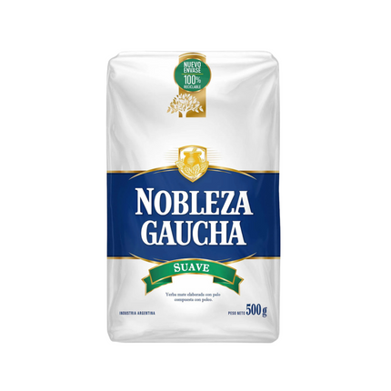 Nobleza Gaucha Yerba Mate Suave Soft Con Palo 500 g / 17.6 oz – yerba argentina suave y delicada