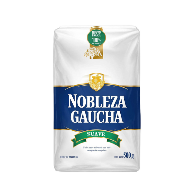 Nobleza Gaucha Yerba Mate Suave Soft Con Palo 500 g / 17.6 oz – yerba argentina suave y delicada