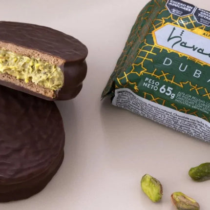 Alfajor Havanna Dubai Con Pistacho 65 g / 2.29 oz (Box of 4)